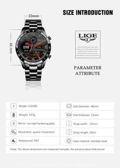 LIGE Waterproof Smart Watch