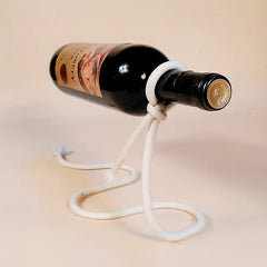 Suspended Rope Wine Bottle