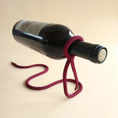 Suspended Rope Wine Bottle